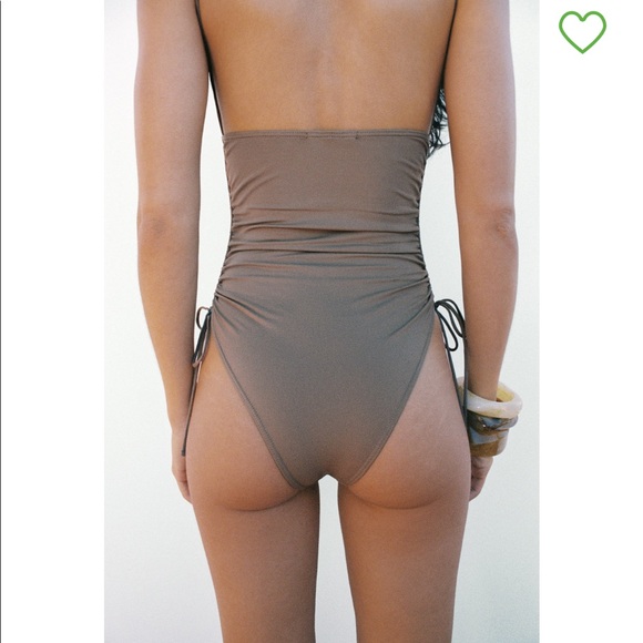 Zara Ruched Tie Dye Swimsuit - Picture 7 of 9